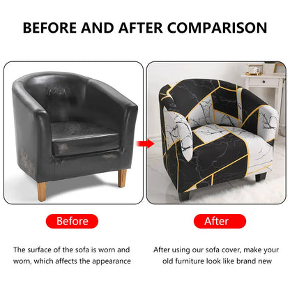 Willstar Waterproof Chair Cover - Elastic Polyester Slipcover 70-90cm