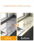 Waterproo&Moisture-Proof  Wallpaper Countertop Self-Adhesiv Cabinet Renovation Tile Marble Sticker The Max Mall