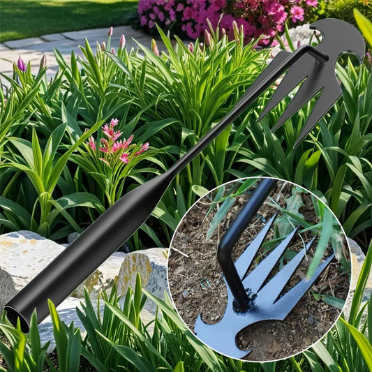 Garden Hoe - Carbon Steel Weed Removal Tool