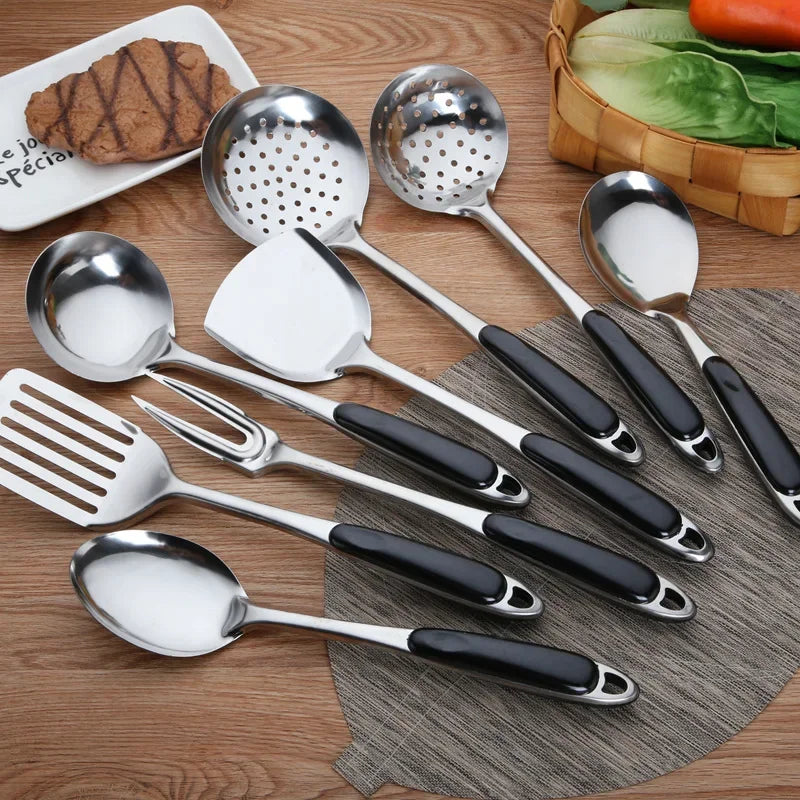 8-Piece Stainless Steel Cooking Tool Set