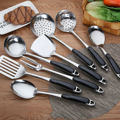 8-Piece Stainless Steel Cooking Tool Set