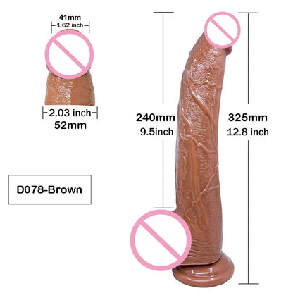 Realistic G-Spot Dildo with Suction Cup Long Penis