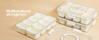 Premium Divided Serving Tray with Secure Lid and Ergonomic Handle The Max Mall