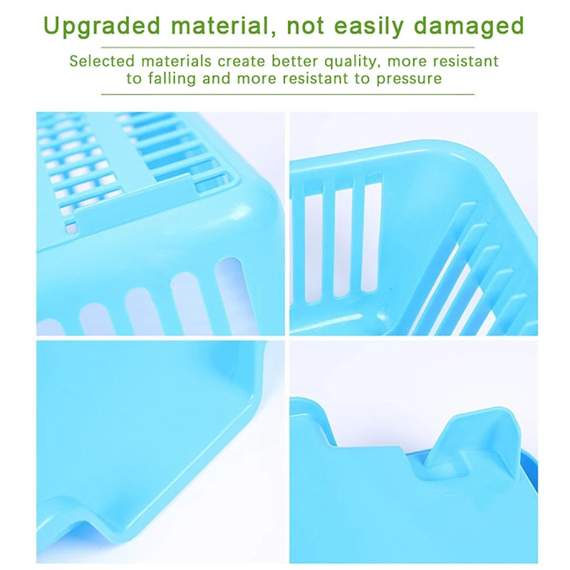 Kitchen Drainage Rack With Drainer Board Countertop Utensils Plates