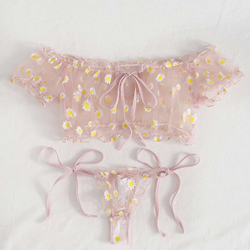 Ultra Transparent Sensual Bra And Underwear Setsv