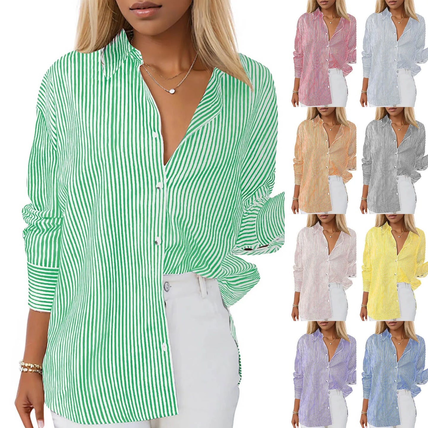 Women's Button Down Shirt - Casual Business