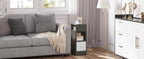 WOLTU 2PCS Narrow Bedside Table Nightstand with Open Shelves The Max Mall