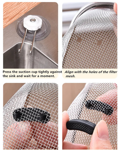 Kitchen Sink Corner Drain Strainer