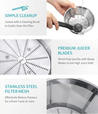 Dual Speeds Centrifugal Juice Maker for Fruits and Veggies The Max Mall