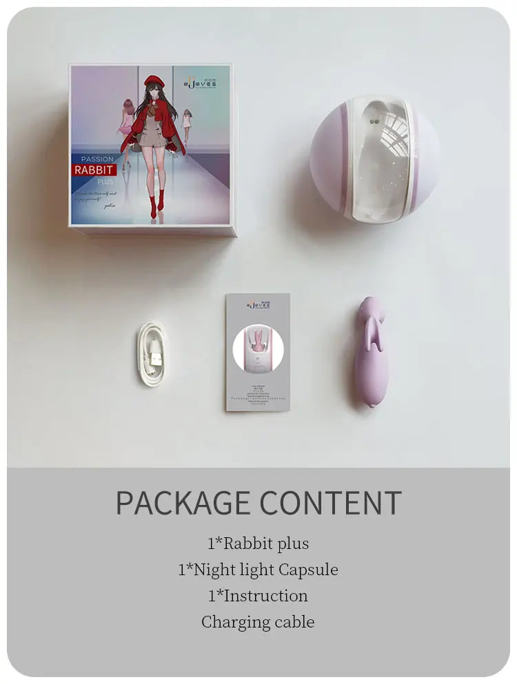 Wearable Rabbit-Shaped Sex Toy for Women
