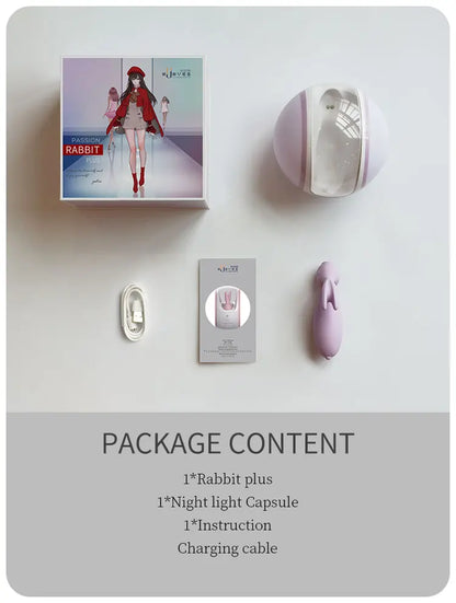 Wearable Rabbit-Shaped Sex Toy for Women