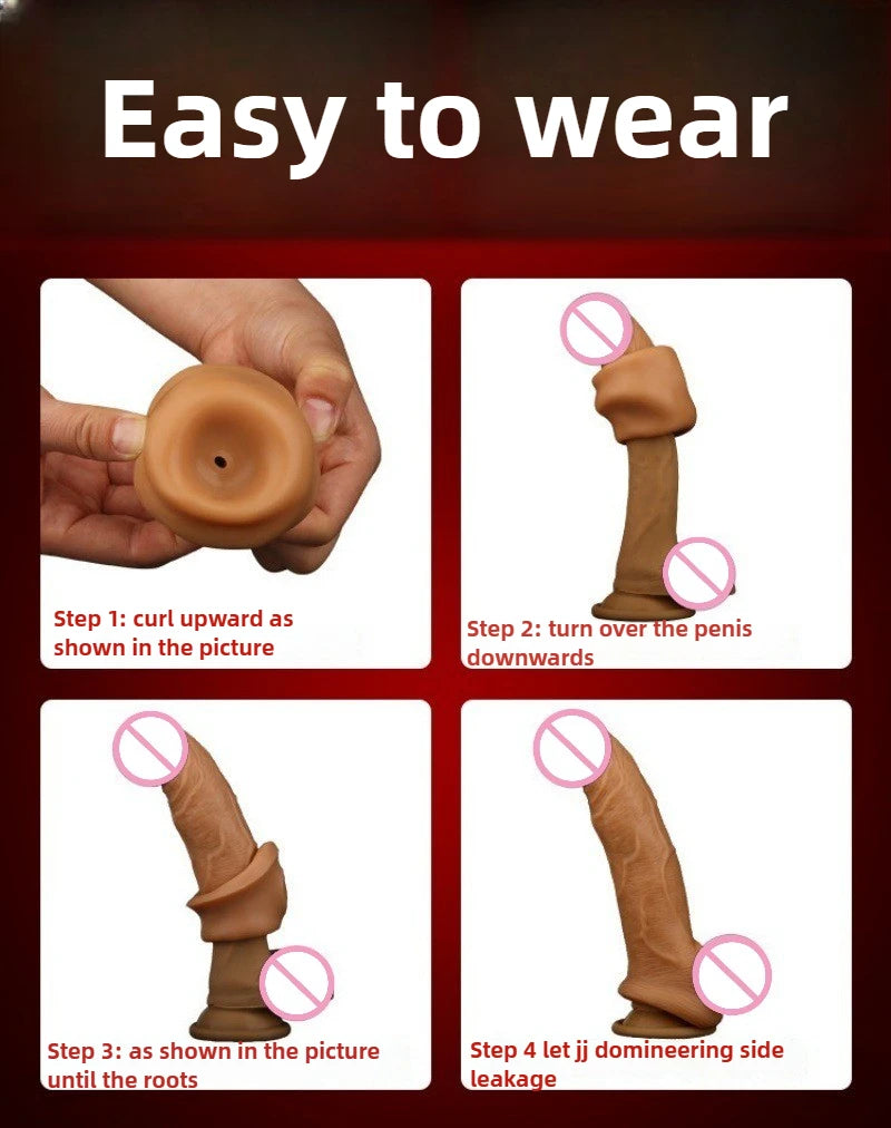 Penis Enhancement Sleeve with Ring