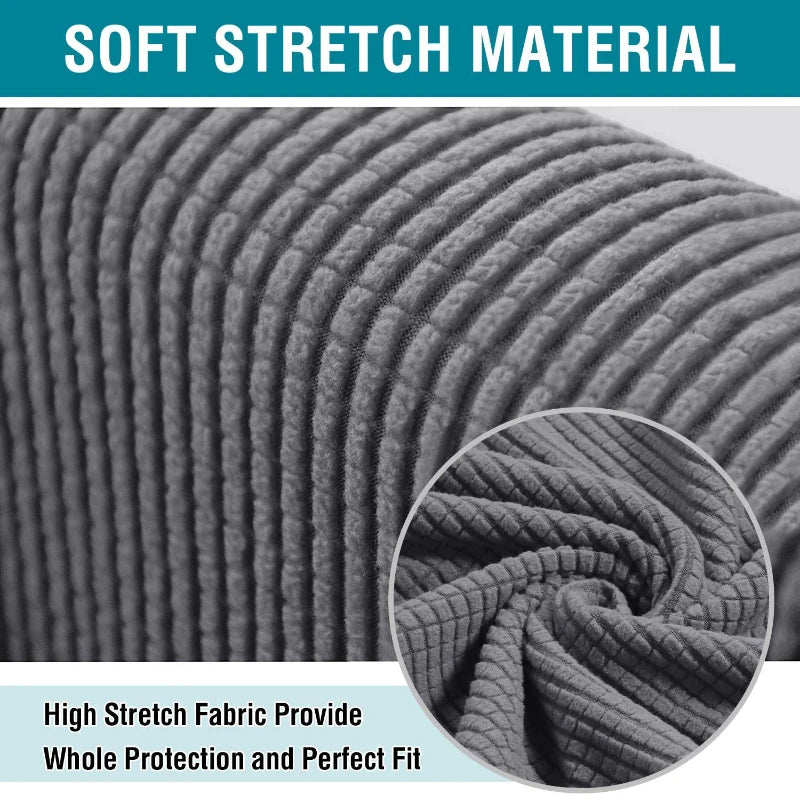 Anti-Slip Polyester Sofa Cover - Stretch Accent Chair Slipcover