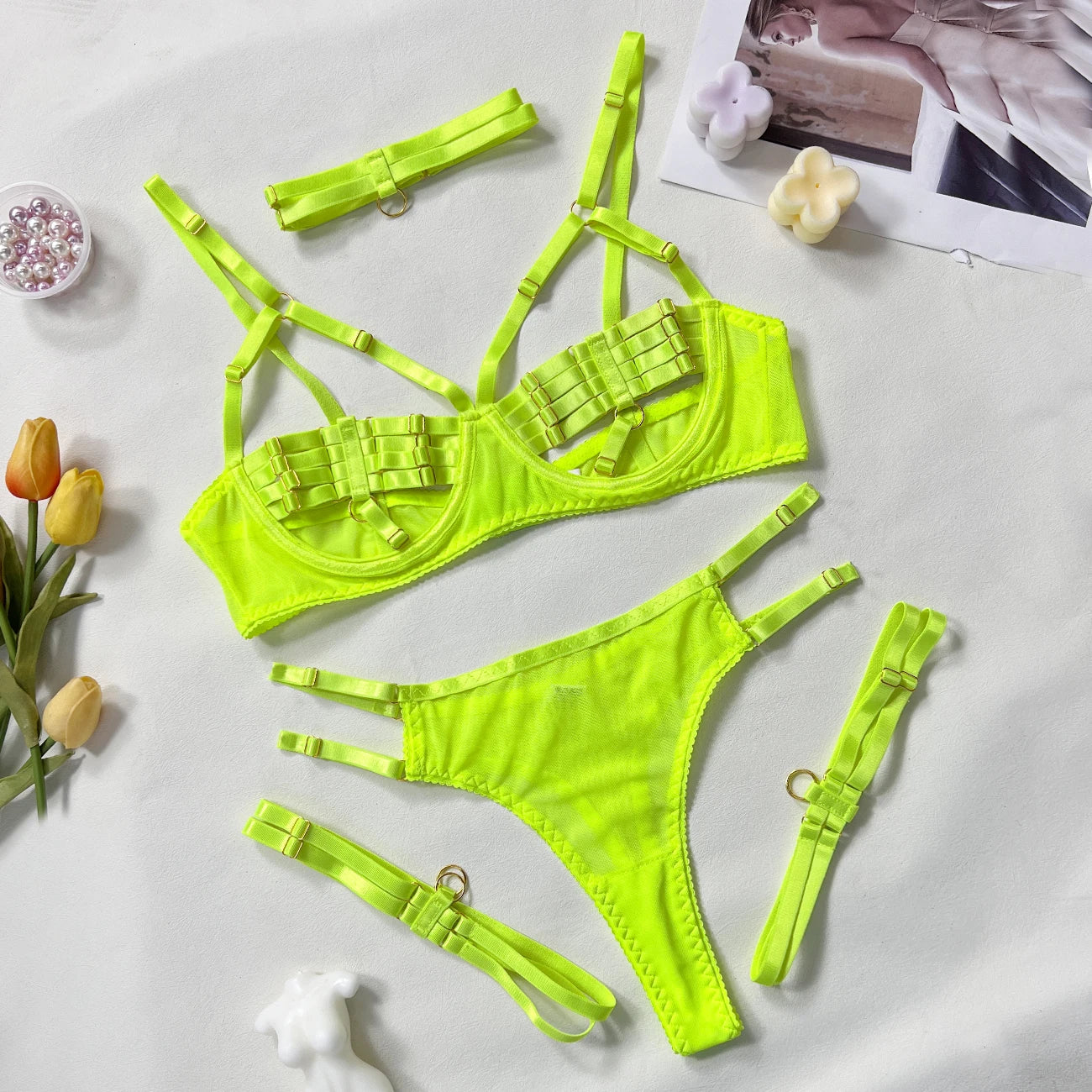 Sexy Lingerie Naked Women Without Censorship 5-Piece Sexy Costume The Max Mall