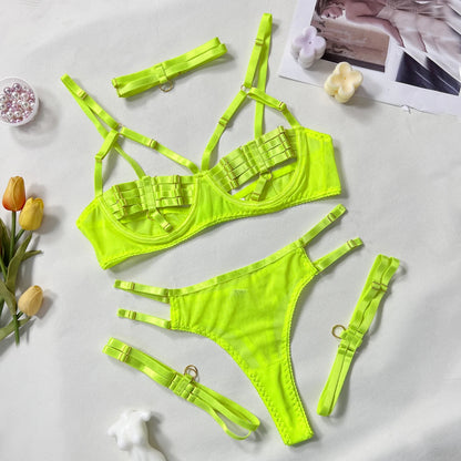 Sexy Lingerie Naked Women Without Censorship 5-Piece Sexy Costume