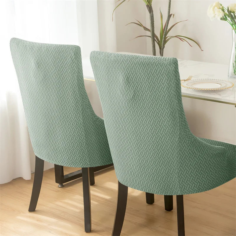 Yupartex Stretch Chair Cover - Jacquard Spandex Slipcover