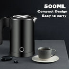 NEW Electric kettle Tea and coffee 0.5L stainless steel portable The Max Mall