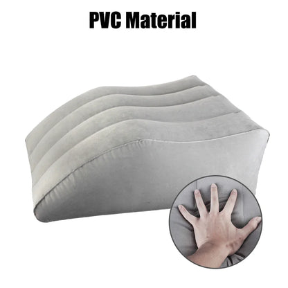 Inflatable Leg Pillow Wedge Pillow Knee Cushion For Travel