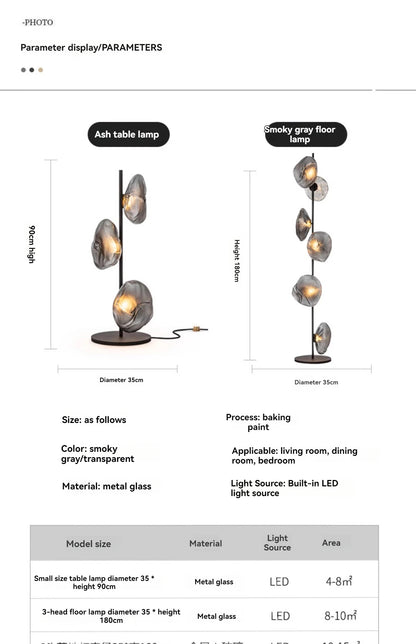 Artpad Italian Glass Floor Lamp