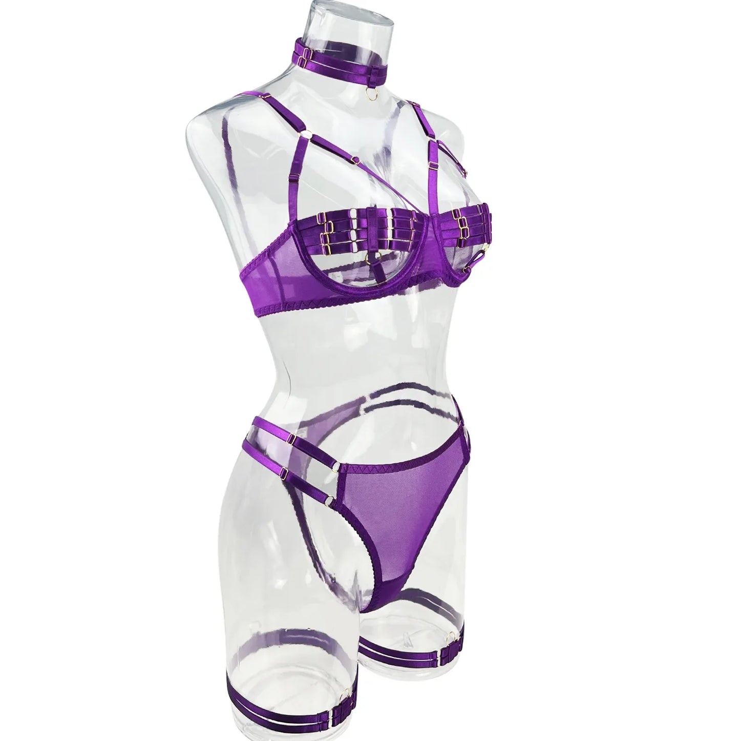 Sexy Lingerie Naked Women Without Censorship 5-Piece Sexy Costume
