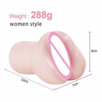 Dual-Entry Male Masturbator