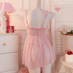 Elegant Lace Babydoll Set