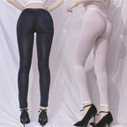Women's High Waist Sheer Nylon Leggings The Max Mall