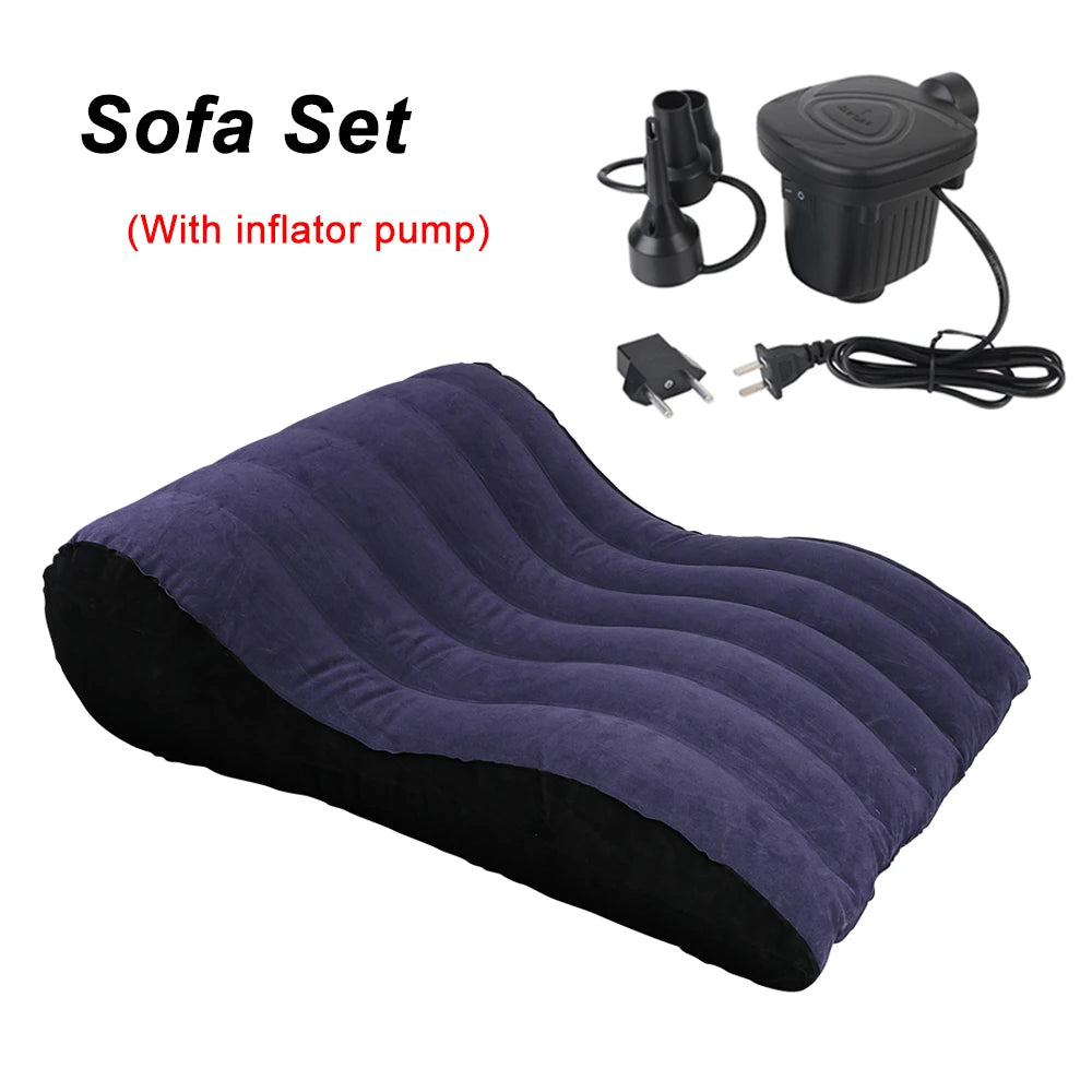 Big Sex Sofa Inflatable Furniture Adults Games Pillows