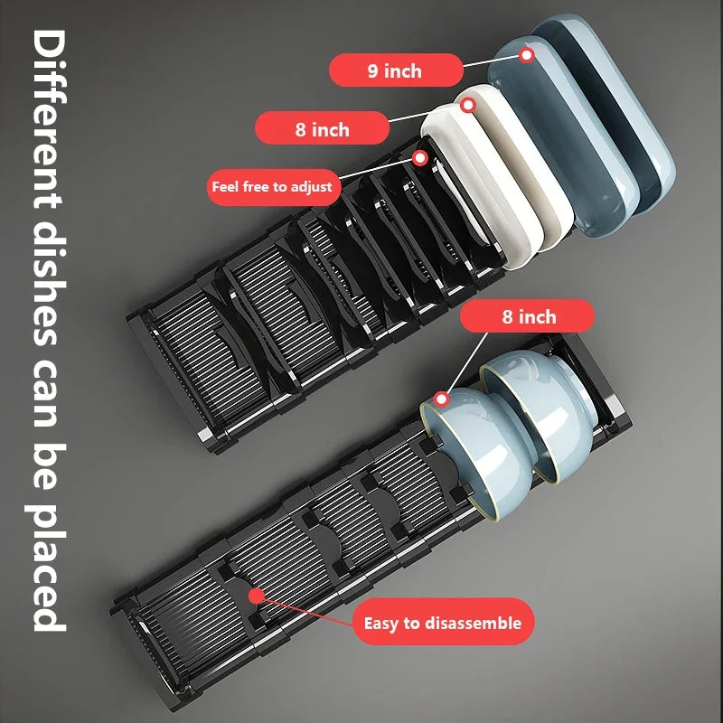 Kitchen Cabinet Dish Storage Rack Drawer