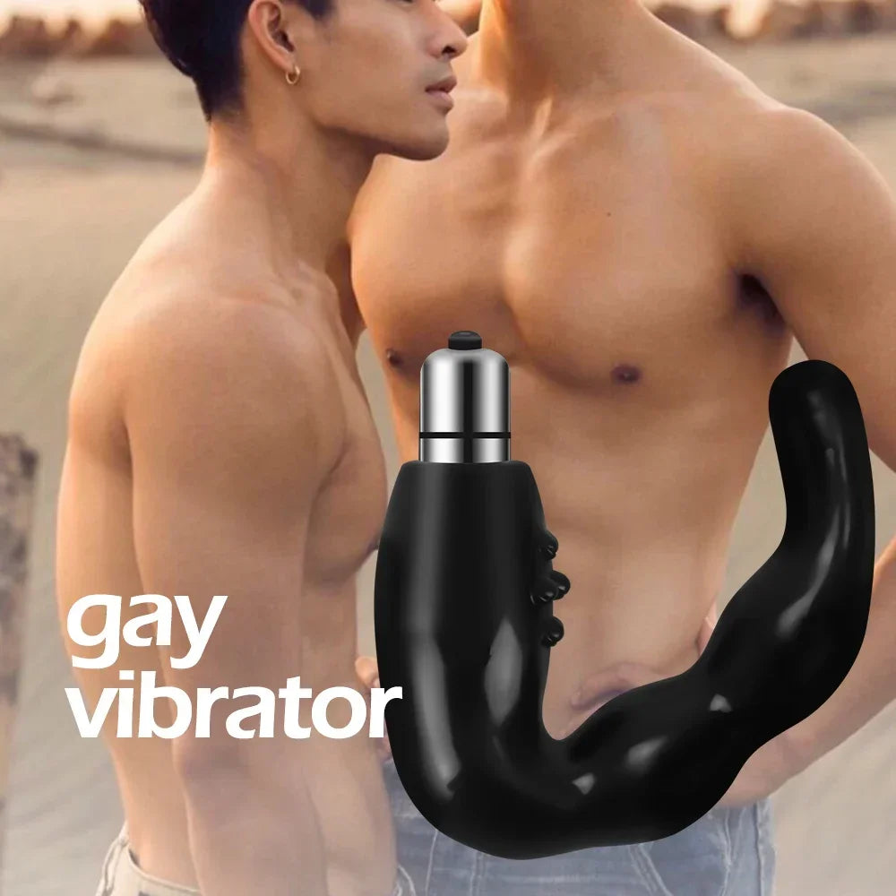 Wearable Vibrator Male Prostate Anal Vibrator Silicone Butt Plug Sex Toys