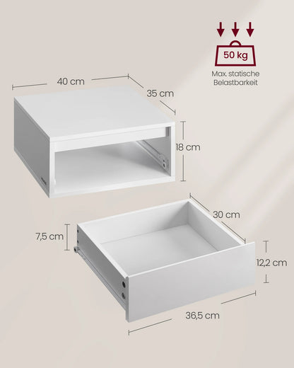 VASAGLE Floating Nightstand Set