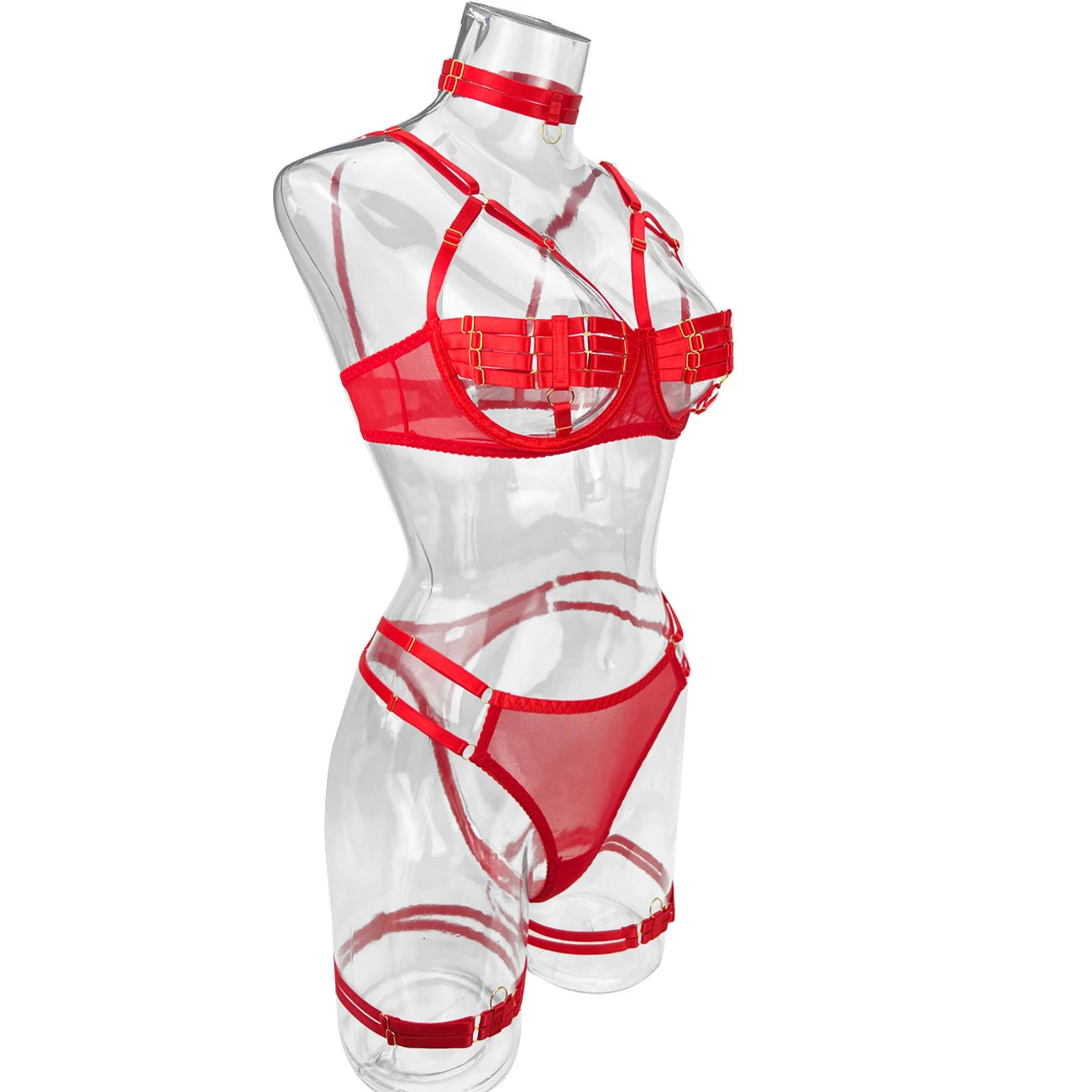 Sexy Lingerie Naked Women Without Censorship 5-Piece Sexy Costume