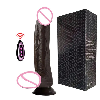 Realistic Dildo Vibrator Telescopic Female APP Remotely Controlled