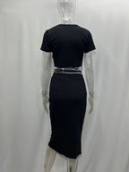 ELLGSSG Sexy Club Dress - Sheath Mid-Calf ELLGSSG
