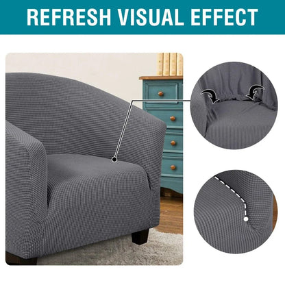 Anti-Slip Polyester Sofa Cover - Stretch Accent Chair Slipcover