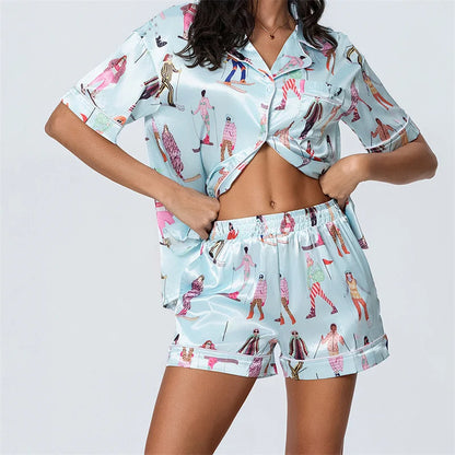 hirigin Summer Pajama Set - Cute Print