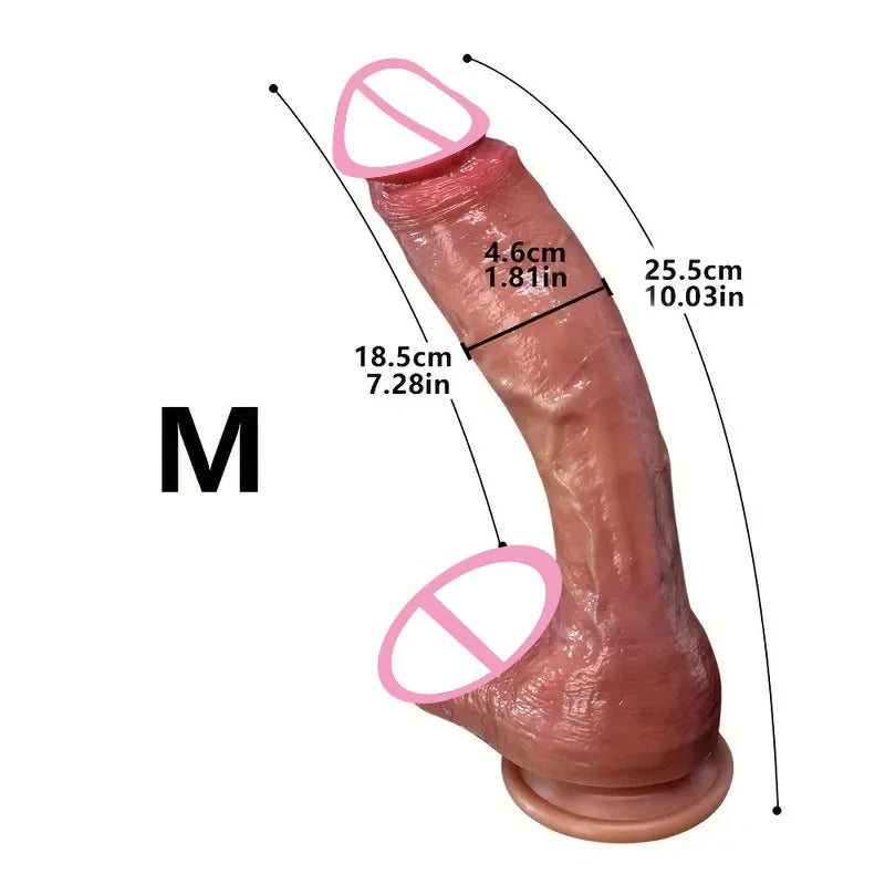 Large Realistic Dildo with Suction Cup