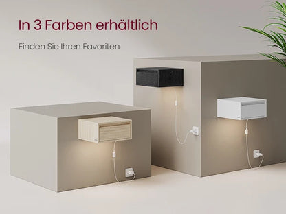 VASAGLE Floating Nightstand Set