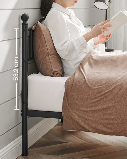 VASAGLE Metal Single Bed