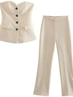 LWAIXS High Street Two-Piece Set - Strapless Top LWAIXS