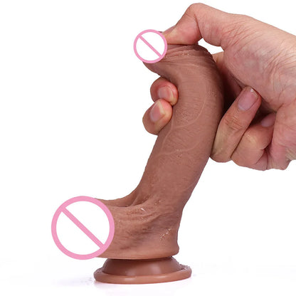 Realistic Cheap Dildo Soft Sexy Silicone Penis