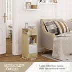 WOLTU 2PCS Narrow Bedside Table Nightstand with Open Shelves The Max Mall