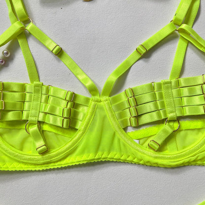 Sexy Lingerie Naked Women Without Censorship 5-Piece Sexy Costume