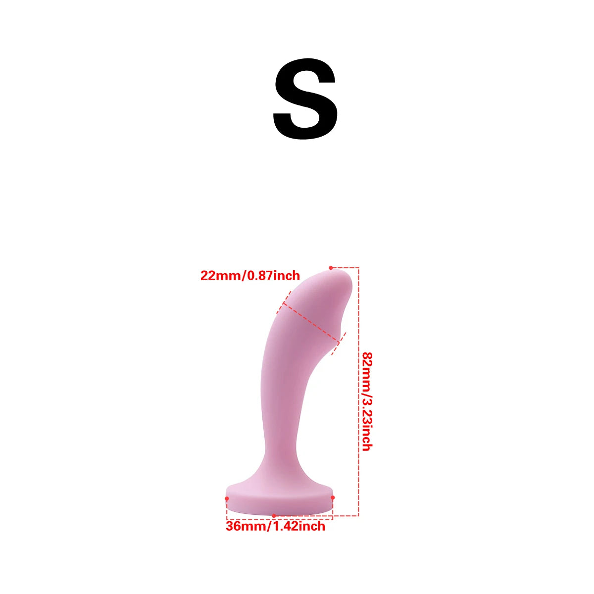 Silicone Anal Plug Gem Base Butt Plug Anal Masturbation Stimulator