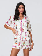hirigin Summer Pajama Set - Cute Print hirigin