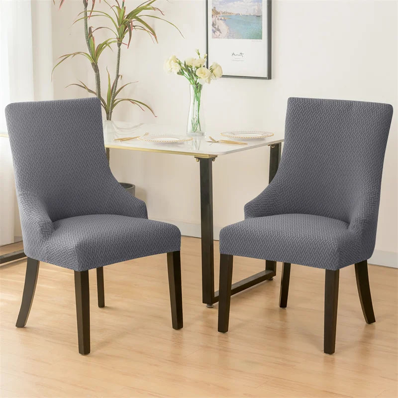 Yupartex Stretch Chair Cover - Jacquard Spandex Slipcover