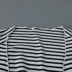 Linad Striped V-Neck Set The Max Mall