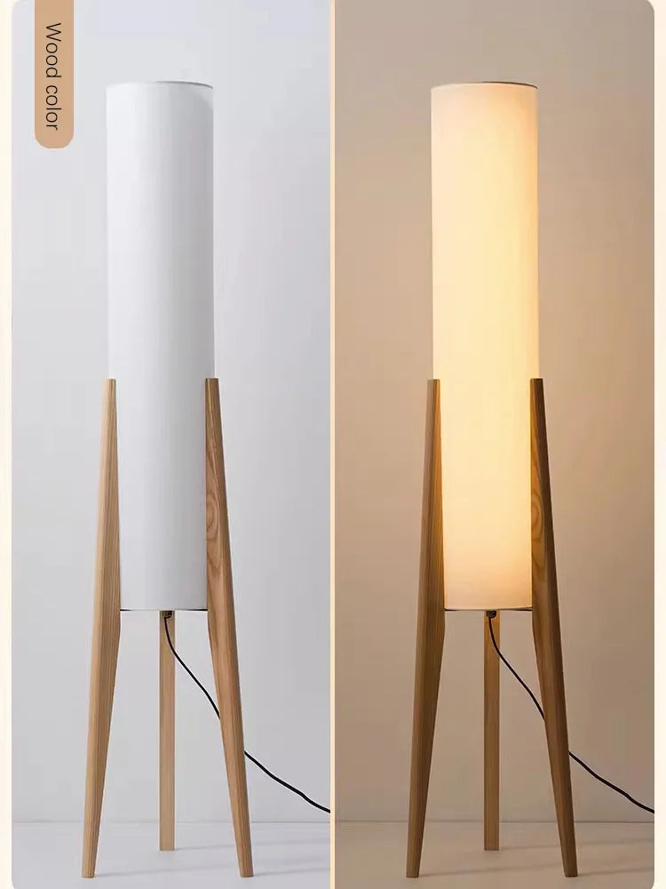 LASHA Modern Wooden Floor Lamp LASHA