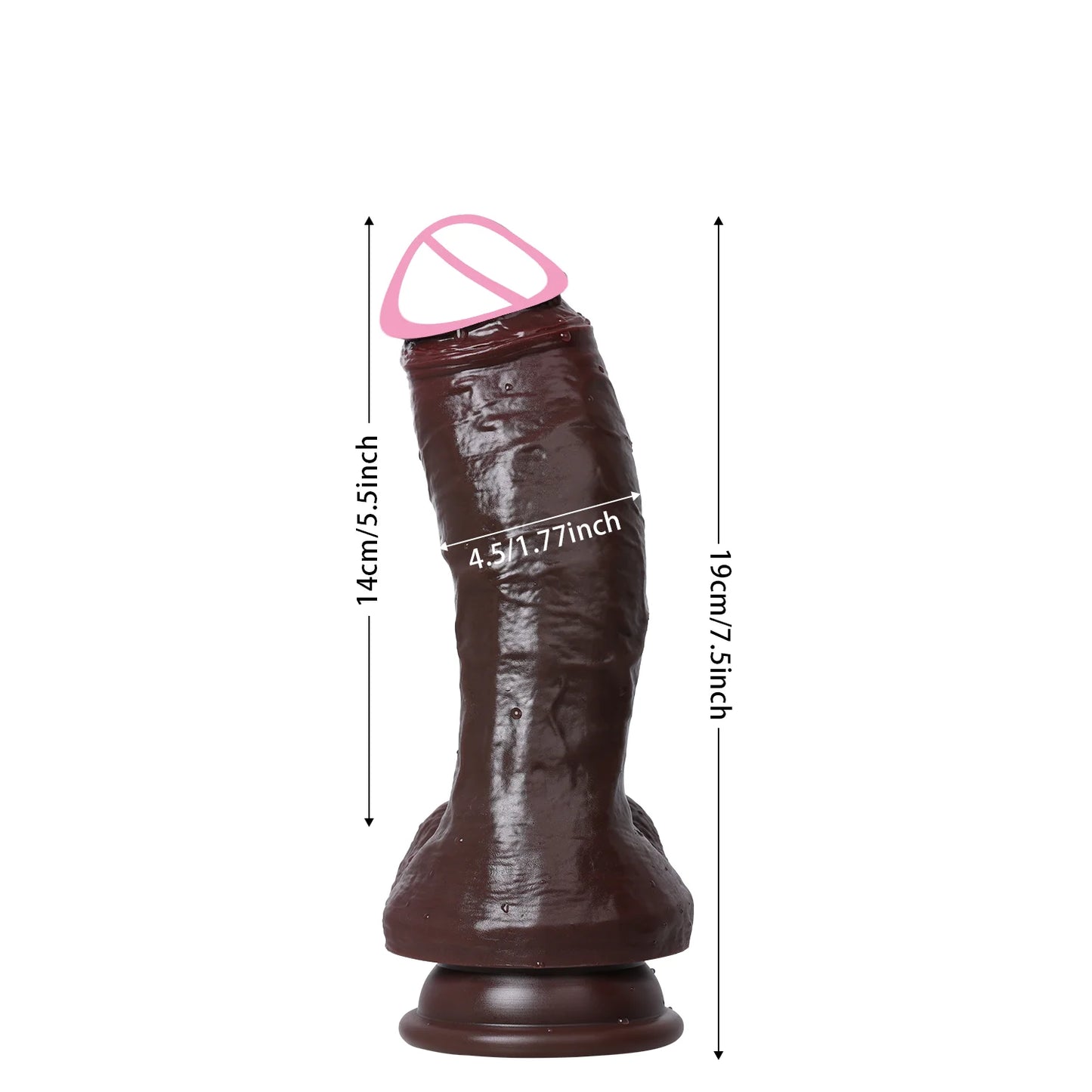 Large Realistic Dildo with Suction Cup