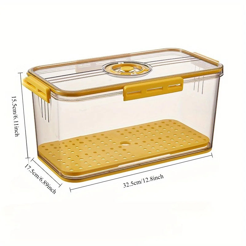 Premium Sealing Storage Container with Lid and Four Buckles